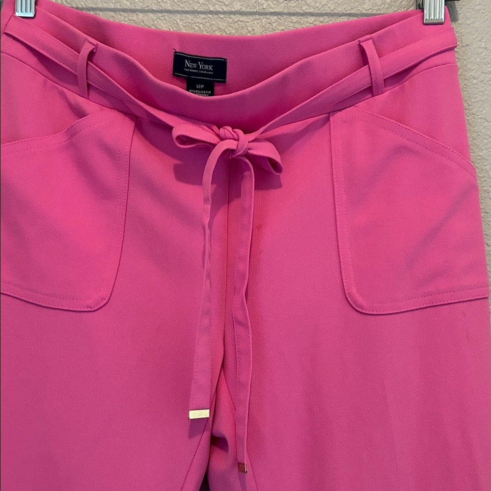 New York company Women's Pink Pants size 12 eater spring summer wear - Picture 3 of 4